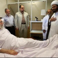 عيادة العلماء والشخصيات للإمام الخامنئي حفظه الله في المستشفى